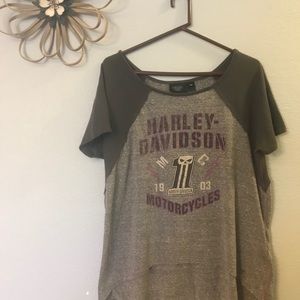 Harley Davidson 2X Womens Top